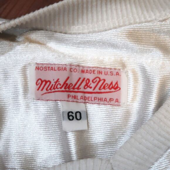Mitchell & Ness Joe Montana KC Chiefs NFL Throwback Jersey White 1994 Mens Sz 60 - Picture 11 of 16